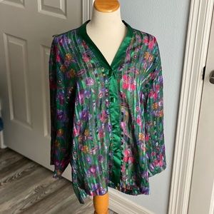 Victoria’s Secret Vintage Gold Label Floral Top